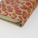 LOUIS VUITTON Vernis Leopard Zippy Coin Purse Broncorail M91484 LV Auth 175990-16