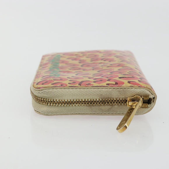 LOUIS VUITTON Vernis Leopard Zippy Coin Purse Broncorail M91484 LV Auth 175990
