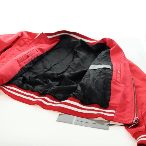 Christian Dior Bomber jacket Shawn Stussy Collaboration Nylon Red Auth 175991SM