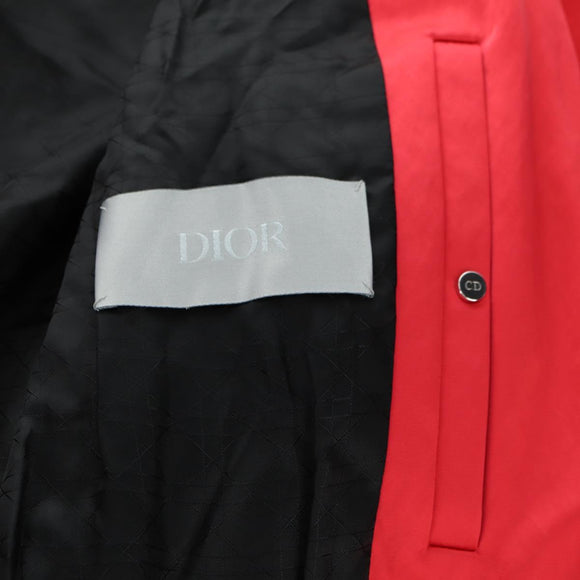 Christian Dior Bomber jacket Shawn Stussy Collaboration Nylon Red Auth 175991SM