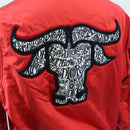 Christian Dior Bomber jacket Shawn Stussy Collaboration Nylon Red Auth 175991SM-9
