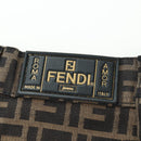 FENDI Zucca Canvas Skirt Black Brown Auth 175992A-5