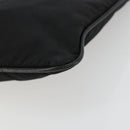 PRADA Hand Bag Nylon Black Silver Auth 175995A-17