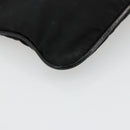 PRADA Hand Bag Nylon Black Silver Auth 175995A-18