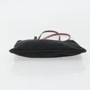 PRADA Hand Bag Nylon Black Silver Auth 175995A-5