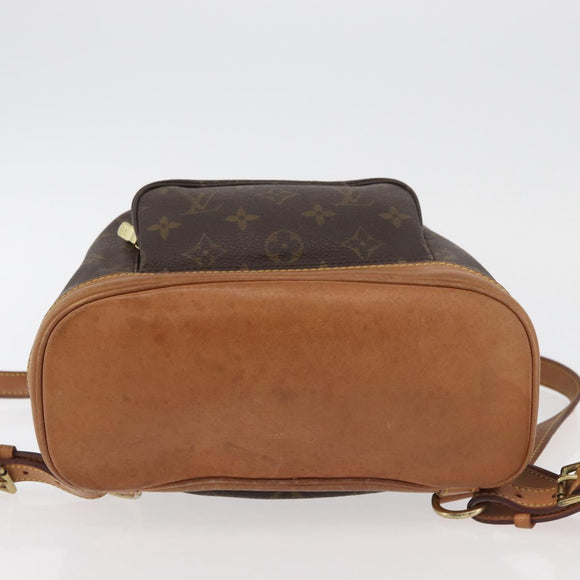 LOUIS VUITTON Monogram Montsouris MM Rugzak M51136 LV Auth 176013