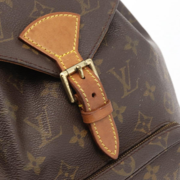 LOUIS VUITTON Monogram Montsouris MM Rugzak M51136 LV Auth 176013