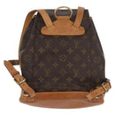 LOUIS VUITTON Monogram Montsouris MM Rugzak M51136 LV Auth 176013-2