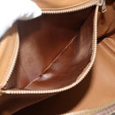 CELINE Macadam Canvas Hand Bag PVC Leather Brown Gold Auth 176027-20