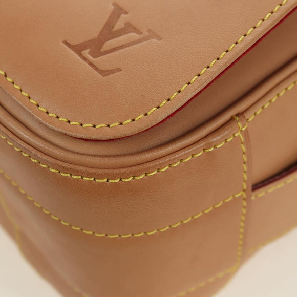 LOUIS VUITTON Nomad SPO Abbesses Shoulder Bag Beige LV Auth 176029SAV