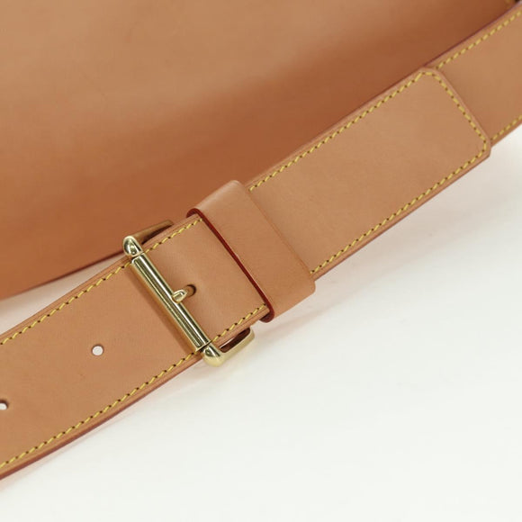 LOUIS VUITTON Nomad SPO Abbesses Shoulder Bag Beige LV Auth 176029SAV