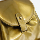 GUCCI Bamboo Backpack Patent leather Gold Tone 003 1705 0030 Auth 176031A-19