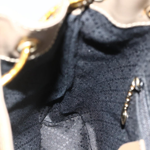 GUCCI Bamboo Backpack Patent leather Gold Tone 003 1705 0030 Auth 176031A