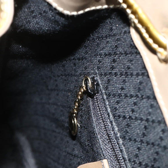 GUCCI Bamboo Backpack Patent leather Gold Tone 003 1705 0030 Auth 176031A