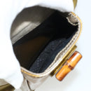 GUCCI Bamboo Backpack Patent leather Gold Tone 003 1705 0030 Auth 176031A-25