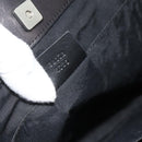 GUCCI GG Canvas Tote Bag Black Silver 36173 1705 Auth 176032-19