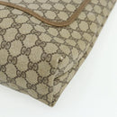 GUCCI GG Supreme Web Sherry Line Tote Bag PVC Beige Gold 39 02 003 Auth 176034-10