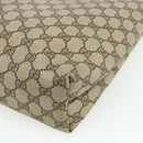 GUCCI GG Supreme Web Sherry Line Tote Bag PVC Beige Gold 39 02 003 Auth 176034-12