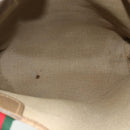 GUCCI GG Supreme Web Sherry Line Tote Bag PVC Beige Gold 39 02 003 Auth 176034-16