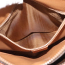 CELINE Macadam Canvas Hand Bag PVC Leather Brown Gold Auth 176039A-23