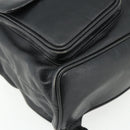 GUCCI Bamboo Backpack Leather Black Gold 003 1998 0016 Auth 176041-13