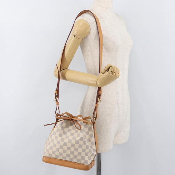 LOUIS VUITTON Damier Azur Noe BB Shoulder Bag N41220 LV Auth 176045A