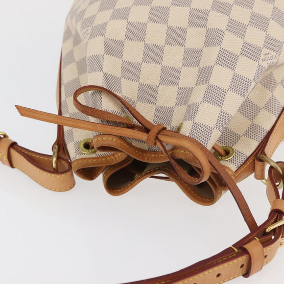 LOUIS VUITTON Damier Azur Noe BB Shoulder Bag N41220 LV Auth 176045A