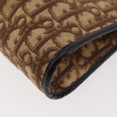 Christian Dior Trotter Canvas Shoulder Bag Beige Gold Auth 176056-16