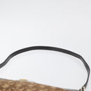 Christian Dior Trotter Canvas Shoulder Bag Beige Gold Auth 176056-8
