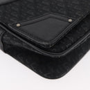 Christian Dior Trotter Canvas Shoulder Bag Black Silver Auth 176057A-8