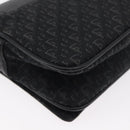 Christian Dior Trotter Canvas Shoulder Bag Black Silver Auth 176057A-16