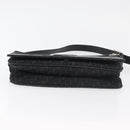 Christian Dior Trotter Canvas Shoulder Bag Black Silver Auth 176057A-5