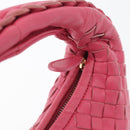 BOTTEGA VENETA INTRECCIATO Hand Pouch Leather Pink 189227 Auth 176060V-9