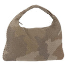 BOTTEGA VENETA INTRECCIATO Hobo Shoulder Bag Leather Gray Auth 176061V-1