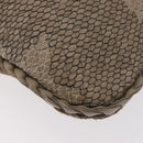 BOTTEGA VENETA INTRECCIATO Hobo Shoulder Bag Leather Gray Auth 176061V-16