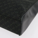 LOEWE Hand Bag Nylon Green Gold Auth 176062A-14