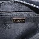 LOEWE Hand Bag Nylon Green Gold Auth 176062A-11