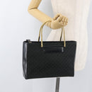 LOEWE Hand Bag Nylon Green Gold Auth 176062A-21