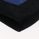 SAINT LAURENT Shoulder Bag Suede Black Gold Silver Auth 176065A-15