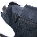 SAINT LAURENT Shoulder Bag Suede Black Gold Silver Auth 176065A-20