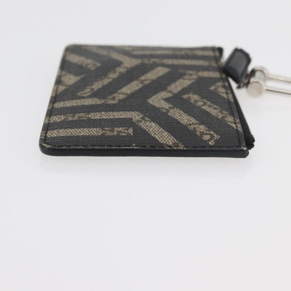 GUCCI GG Supreme GG Caleido Coin Purse PVC Beige Silver 411818 Auth 176069A