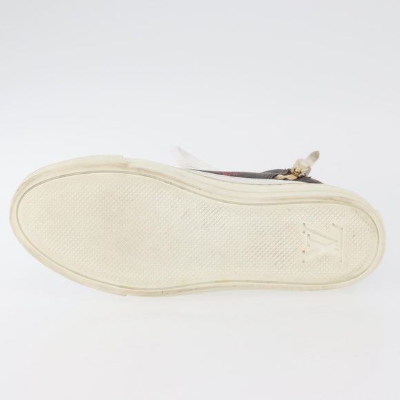 LOUIS VUITTON Catgram Stellar Line Sneakers LV Auth 176071M