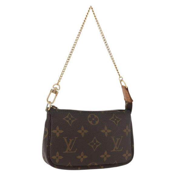 LOUIS VUITTON Monogram Mini Pochette Accessoires Pouch M58009 LV Auth 176073