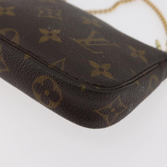 LOUIS VUITTON Monogram Mini Pochette Accessoires Pouch M58009 LV Auth 176073