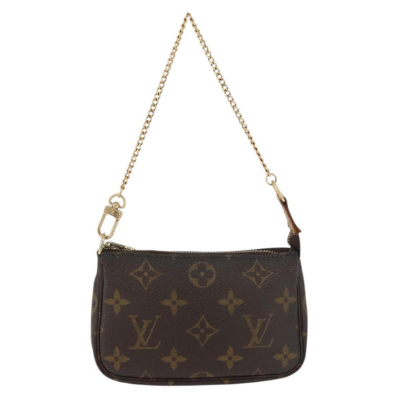 LOUIS VUITTON Monogram Mini Pochette Accessoires Pouch M58009 LV Auth 176073