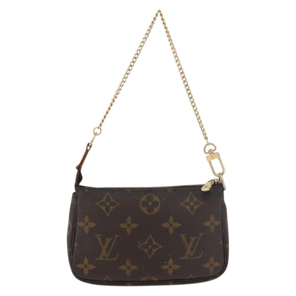 LOUIS VUITTON Monogram Mini Pochette Accessoires Pouch M58009 LV Auth 176073