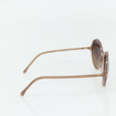 CHANEL COCO Mark Sunglasses plastic Beige CC Auth 176077A-3