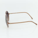 CHANEL COCO Mark Sunglasses plastic Beige CC Auth 176077A-5