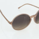 CHANEL COCO Mark Sunglasses plastic Beige CC Auth 176077A-7