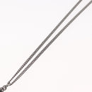 CHANEL COCO Mark Necklace metal Black CC Auth 176078A-13
